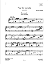 Pour les Enfants Volume 2 - Alexandre Tansman - Partition - Piano